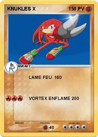 Pokemon KNUKLES X 