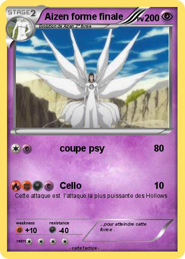 Pokemon Aizen forme finale