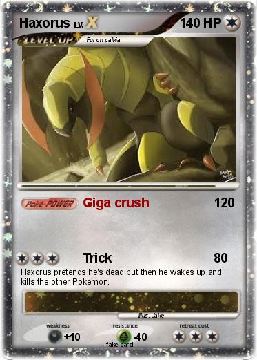 Pokemon Haxorus