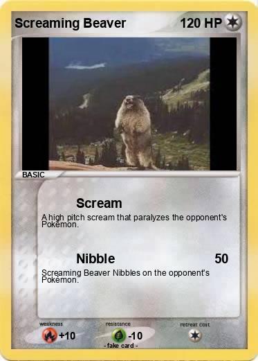 Pokemon Screaming Beaver