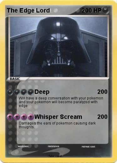 Pokemon The Edge Lord