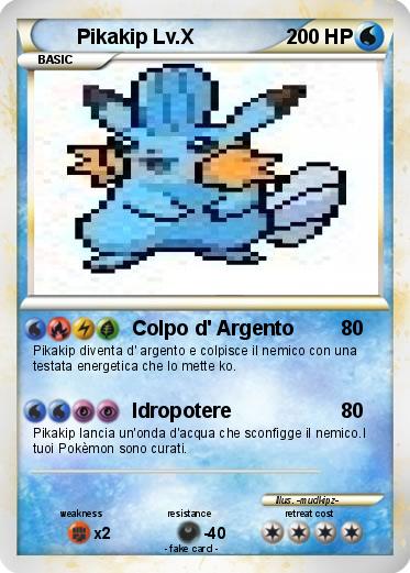 Pokemon Pikakip Lv.X