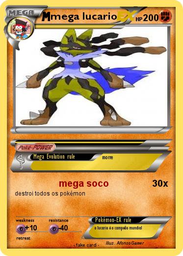 Pokemon mega lucario