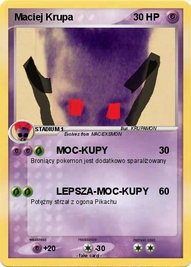Pokemon Maciej Krupa