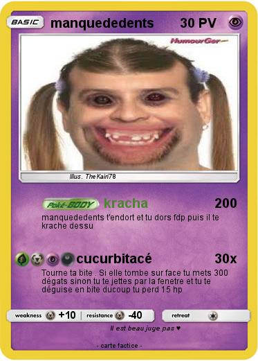 Pokemon manquededents