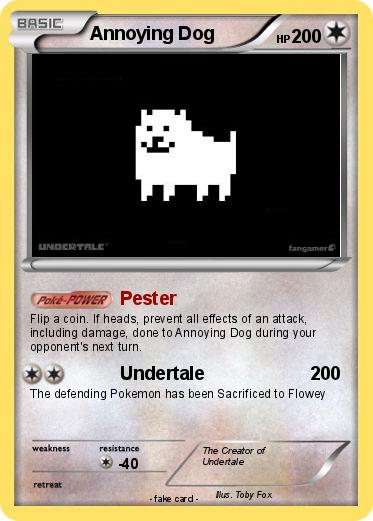 Pokemon Annoying Dog