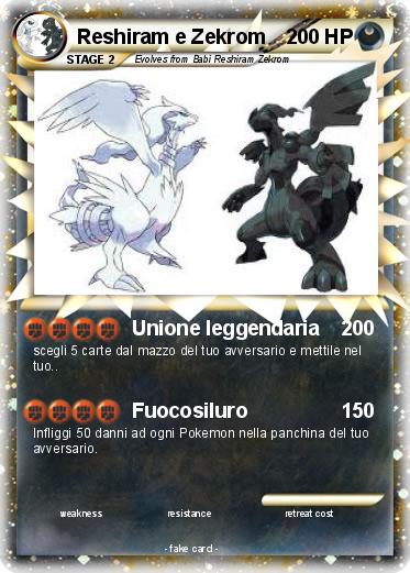 Pokemon Reshiram e Zekrom