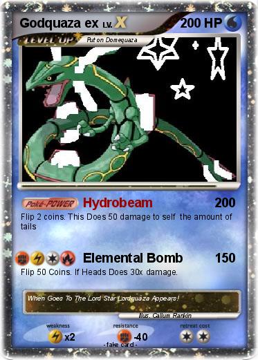 Pokemon Godquaza ex