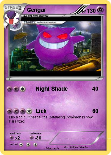 Pokemon Gengar