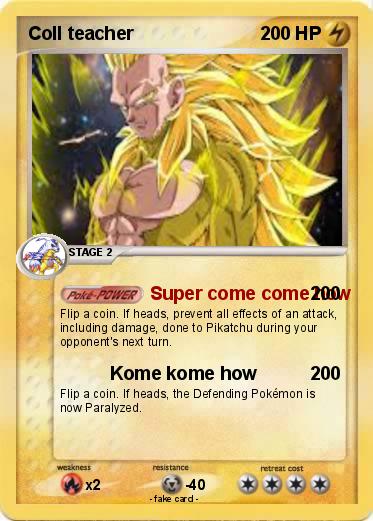 Pokemon Coll teacher