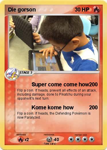 Pokemon Die gorson