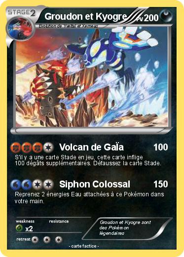 Pokemon Groudon et Kyogre