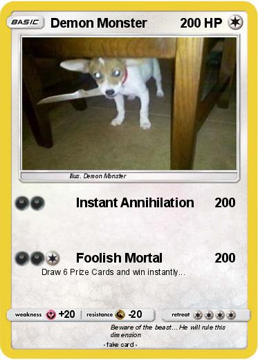 Pokemon Demon Monster