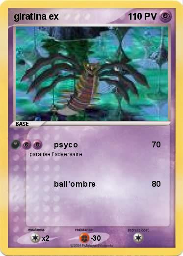 Pokemon giratina ex