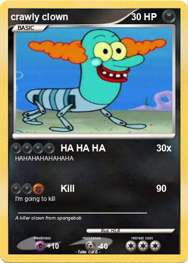 Pokemon crawly clown