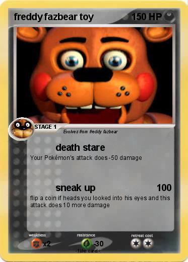 Pokemon freddy fazbear toy