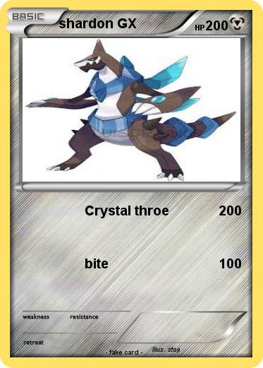 Pokemon shardon GX
