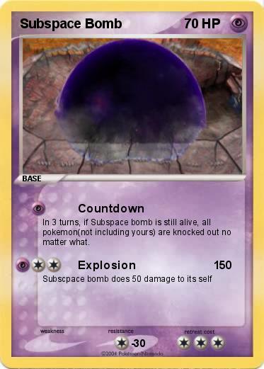 Pokemon Subspace Bomb