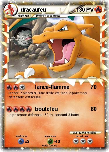Pokemon dracaufeu