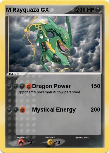 Pokemon M Rayquaza GX