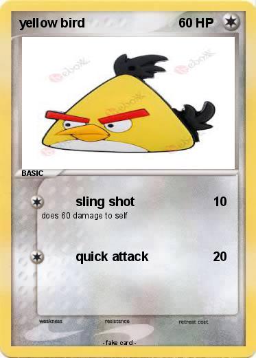 Pokemon yellow bird