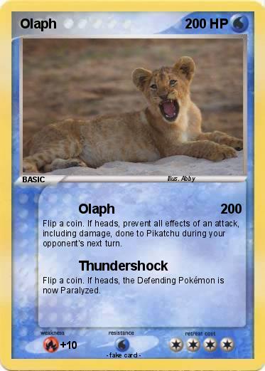 Pokemon Olaph
