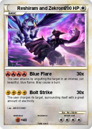 Pokemon Reshiram and Zekrom