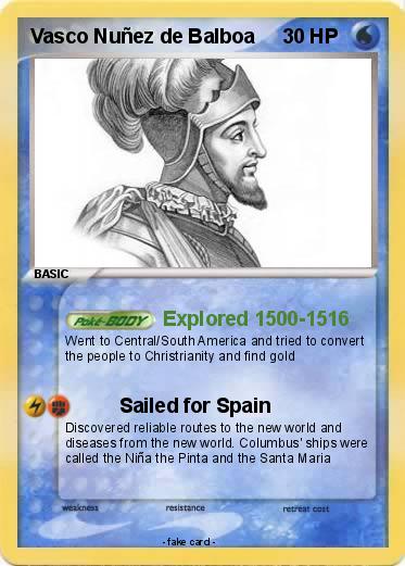 Pokemon Vasco Nuñez de Balboa