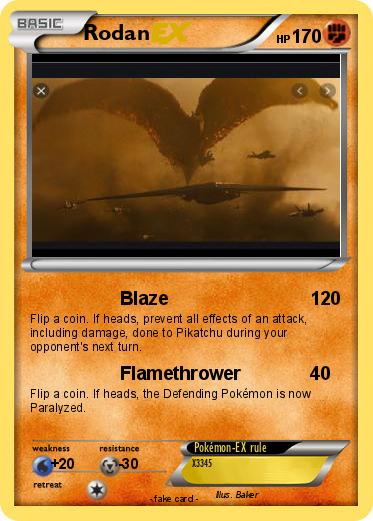 Pokemon Rodan