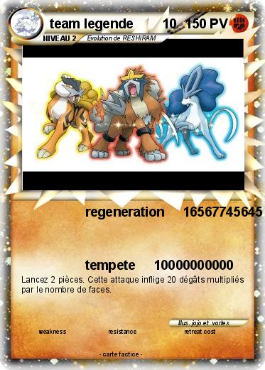Pokemon team legende        10