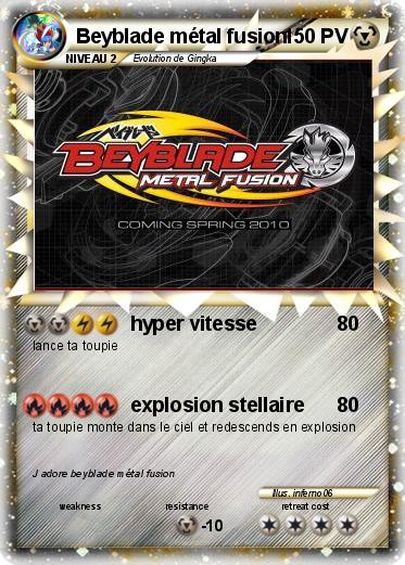Pokemon Beyblade métal fusion