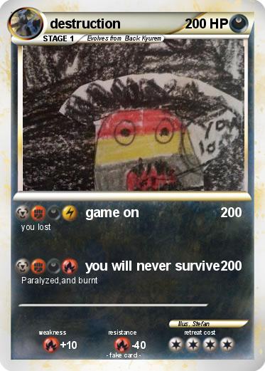 Pokemon destruction