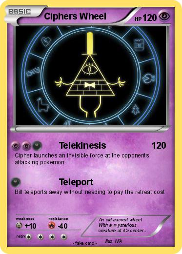 Pokemon Ciphers Wheel