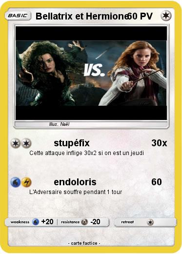 Pokemon Bellatrix et Hermione