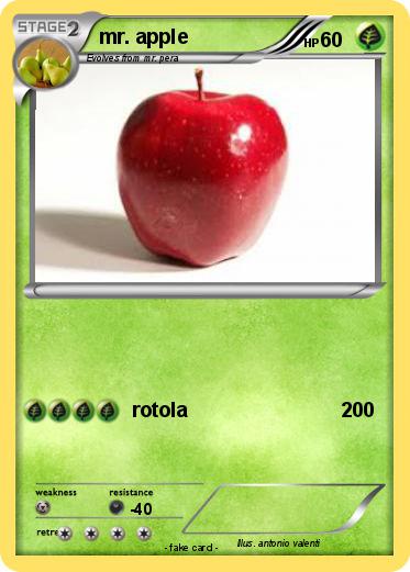 Pokemon mr. apple