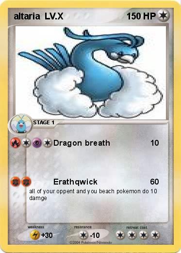 Pokemon altaria  LV.X