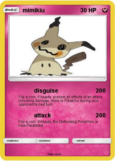 Pokemon mimikiu