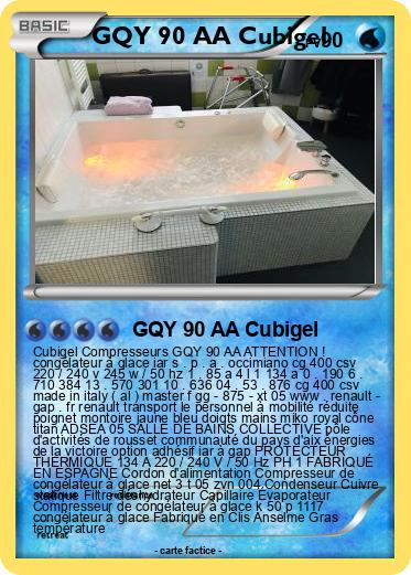 Pokemon GQY 90 AA Cubigel