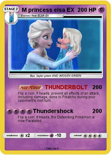 Pokemon M princess elsa EX