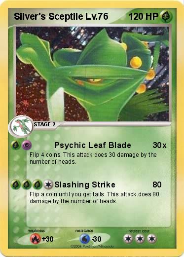 Pokemon Silver's Sceptile Lv.76