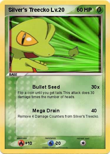 Pokemon Silver's Treecko Lv.20