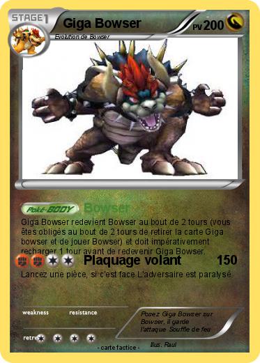 Pokemon Giga Bowser