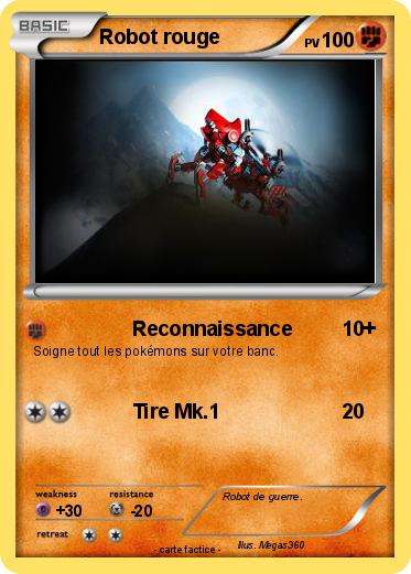 Pokemon Robot rouge
