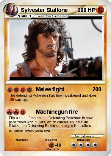 Pokemon Sylvester Stallone