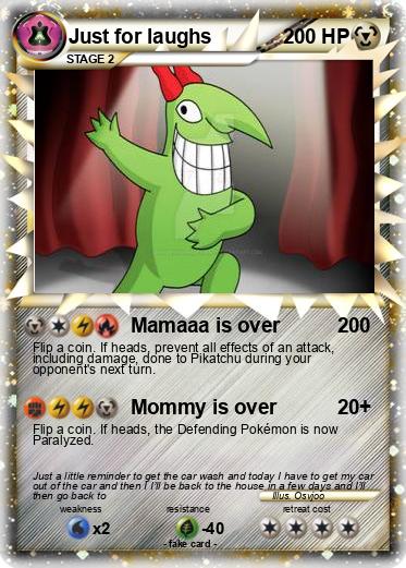 Pokemon Just for laughs
