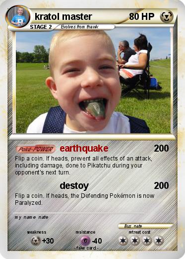 Pokemon kratol master