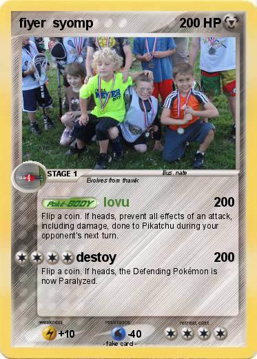 Pokemon fiyer  syomp