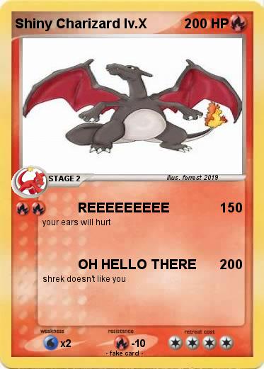 Pokemon Shiny Charizard lv.X