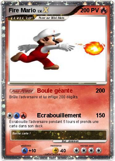 Pokemon Fire Mario