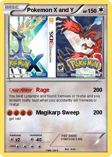 Pokemon Pokemon X and Y
